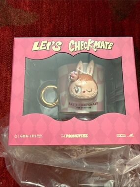 The monsters Pink "Let's Checkmate" Mug